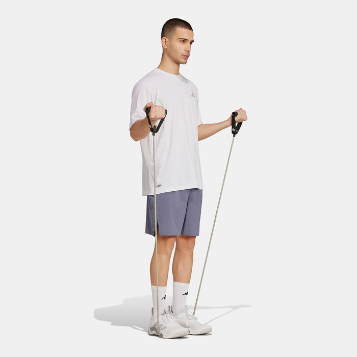 adidas Men's Tech Apparel Training T-Shirt White image number 2