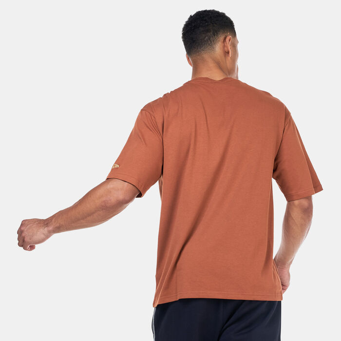 New Era Men's Heritage Patch T-Shirt Brown New Era Men's Heritage Patch T-Shirt Brown image number 1