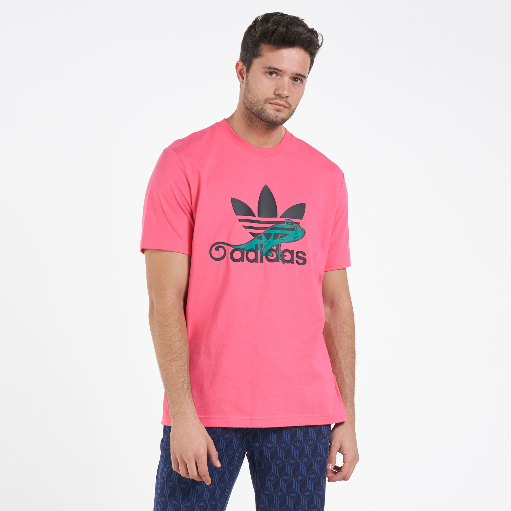 Men s PT3 Logo T Shirt Pink adidas Originals in KSA SSS