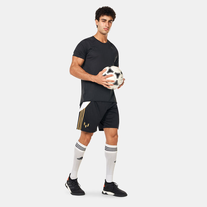 adidas Men's Messi Football Shorts Black adidas Men's Messi Football Shorts Black image number 2
