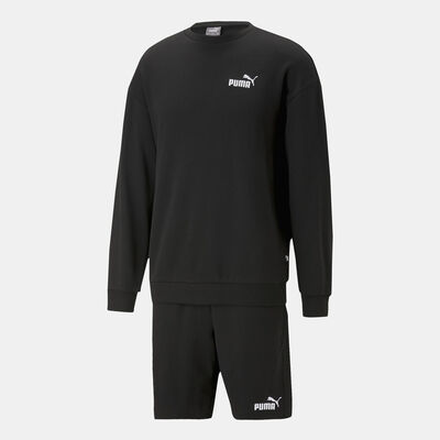 PUMA Men's Relaxed Sweat Set Black