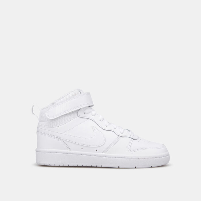 Nike Kids' Court Borough Mid 2 Shoes White image number 0