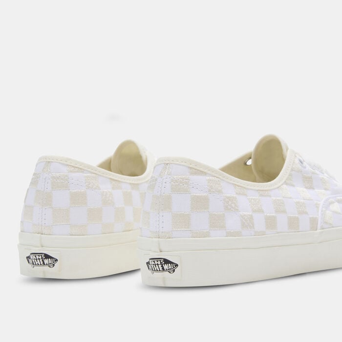 Vans Authentic Embroidered Checkerboard Unisex Shoes White Vans Authentic Embroidered Checkerboard Unisex Shoes White image number 4