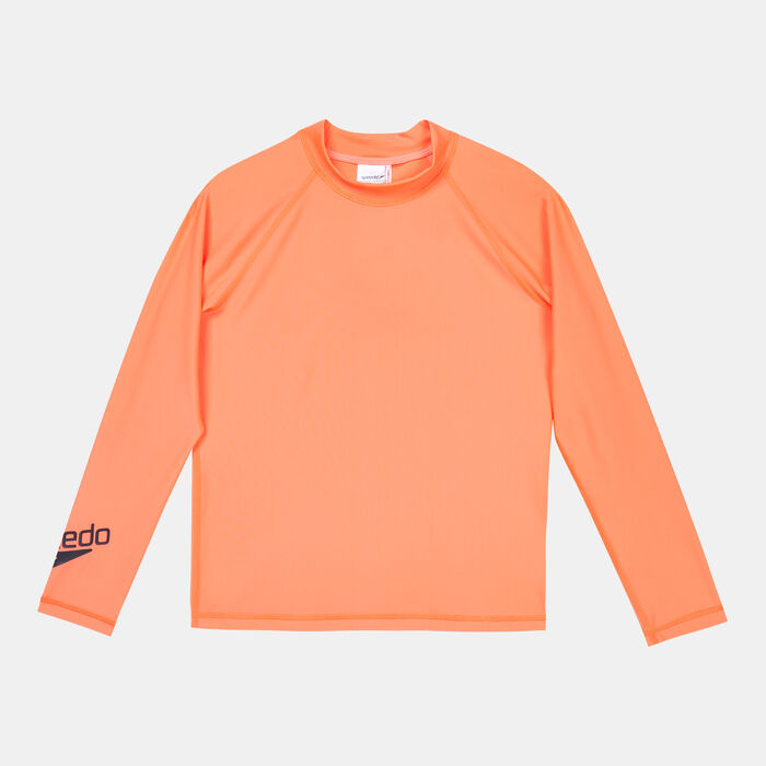 Speedo Kids' Long Sleeve Rashguard Black image number 0