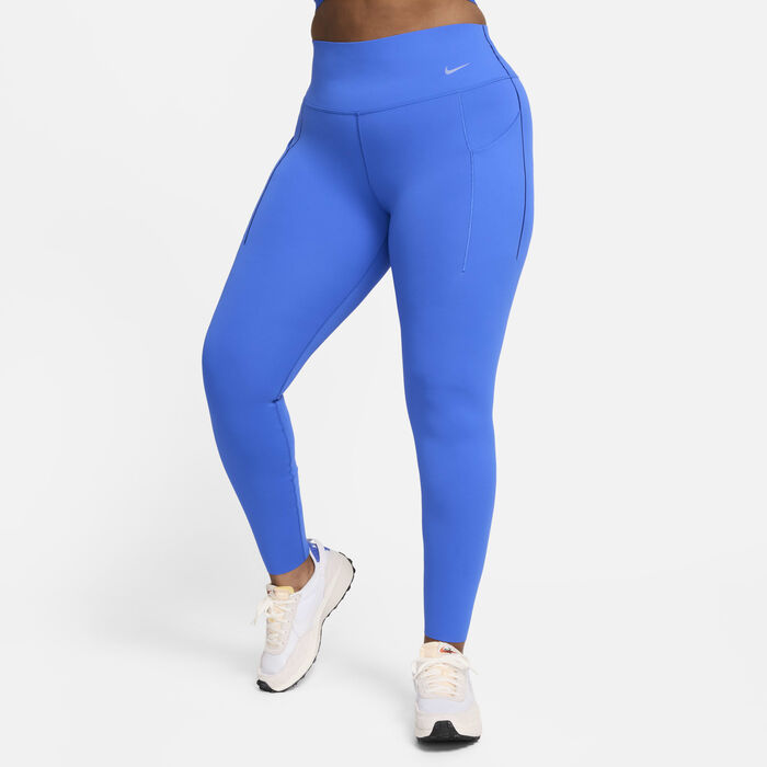 Nike Women's Dri-FIT Universa Training Leggings Blue Nike Women's Dri-FIT Universa Training Leggings Blue image number 2