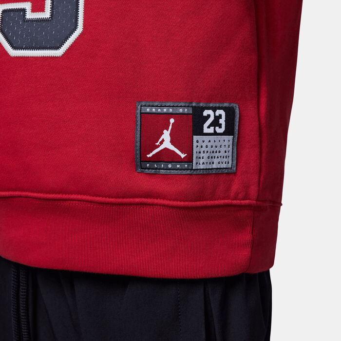 Jordan Kids' Fleece Hoodie Red Jordan Kids' Fleece Hoodie Red image number 4