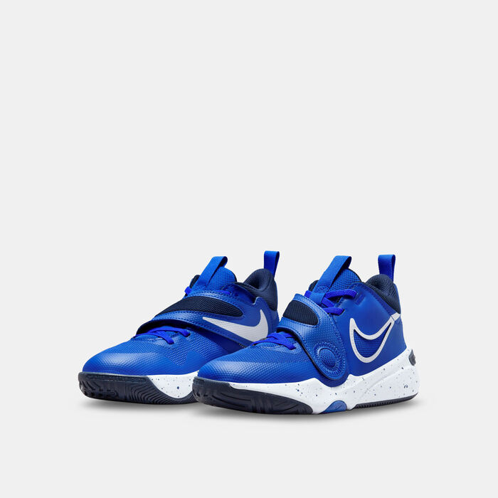 Nike Kids' Team Hustle D11 Basketball Shoe (Older Kids) Blue Nike Kids' Team Hustle D11 Basketball Shoe (Older Kids) Blue image number 2