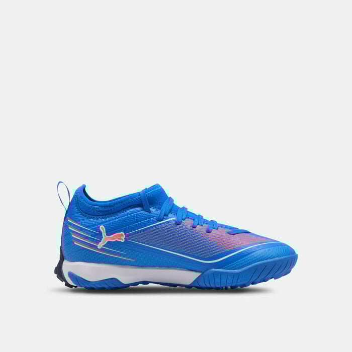PUMA Kids' ULTRA 6 MATCH Turf Ground Football Shoes Blue PUMA Kids' ULTRA 6 MATCH Turf Ground Football Shoes Blue image number 2