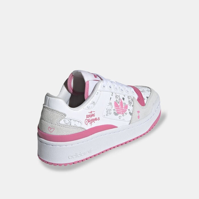 adidas Kids' x Hello Kitty and Friends Forum Bold Shoes White adidas Kids' x Hello Kitty and Friends Forum Bold Shoes White image number 2