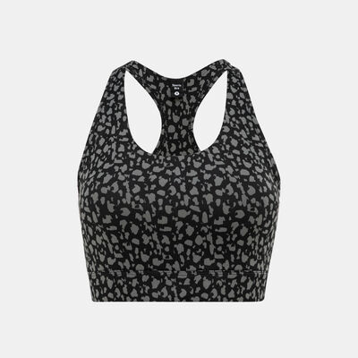 Sun and Sand Sports Women's Classic Medium-Support Sports Bra Black