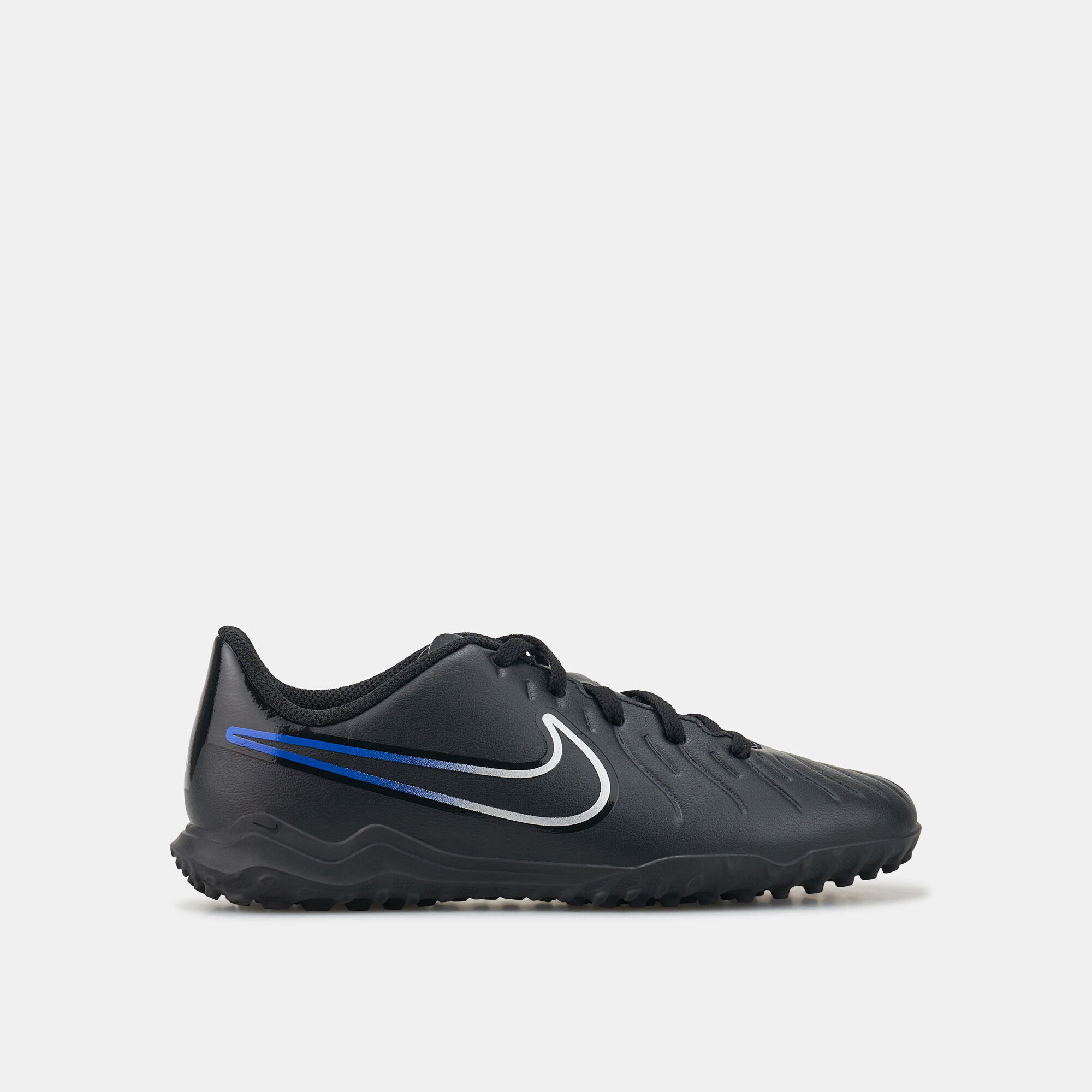 Kids Tiempo Legend 10 Club Turf Football Shoes Younger and Older Kids Black Nike in KSA SSS