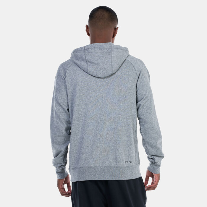 Jordan Men's Dri-FIT Sport Crossover Fleece Basketball Hoodie Grey Jordan Men's Dri-FIT Sport Crossover Fleece Basketball Hoodie Grey image number 1