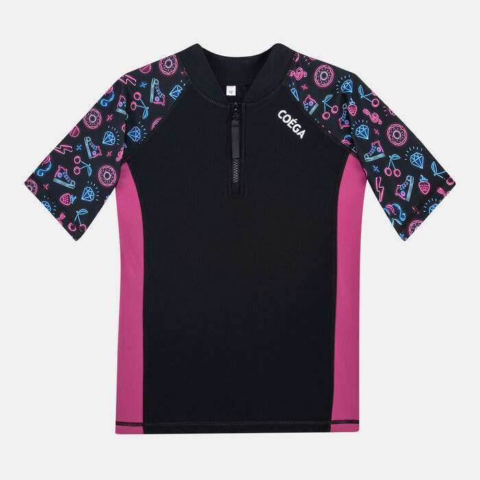 COEGA Kids' Swimming Rashguard Black COEGA Kids' Swimming Rashguard Black image number 0