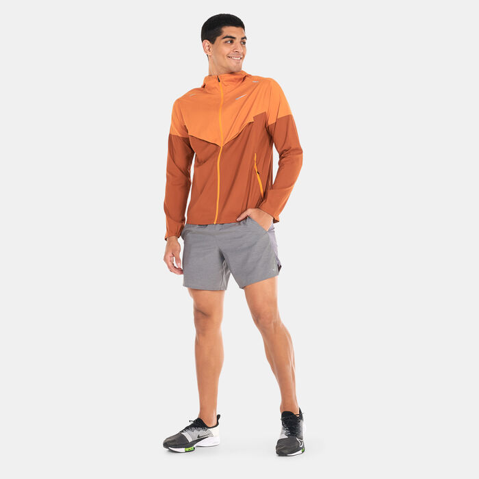 Nike Men's Windrunner Running Jacket Orange image number 2