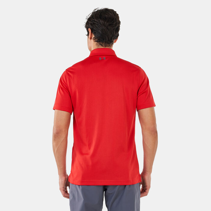 Under Armour Men's Under Armour™ Tech Polo Shirt Red Under Armour Men's Under Armour™ Tech Polo Shirt Red image number 1