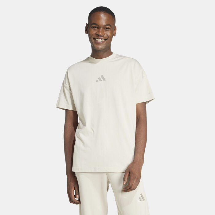 adidas Men's ALL SZN T-Shirt Beige adidas Men's ALL SZN T-Shirt Beige image number 0