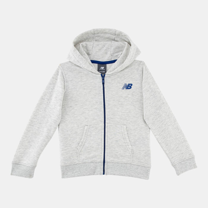 New Balance Kids' Zip Thru 2-Piece Set Grey New Balance Kids' Zip Thru 2-Piece Set Grey image number 1