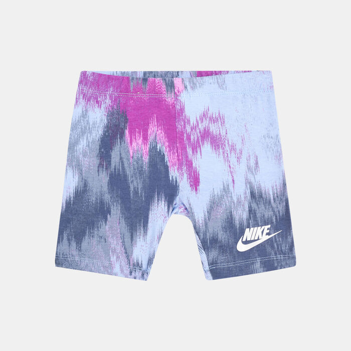 Nike Kids' Club Printed Bike Shorts (Younger Kids) Blue Nike Kids' Club Printed Bike Shorts (Younger Kids) Blue image number 0