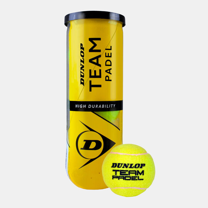 Dunlop Padel Team Balls Tube (3 Balls) Multi-Color Dunlop Padel Team Balls Tube (3 Balls) Multi-Color image number 0