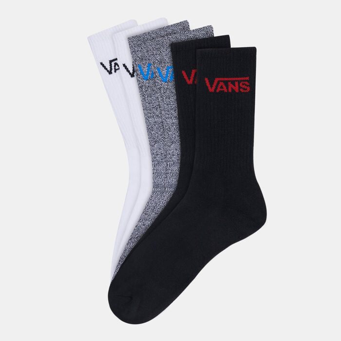 Vans Men's Logo Crew Socks (3 Pack) Multi-Color Vans Men's Logo Crew Socks (3 Pack) Multi-Color image number 0