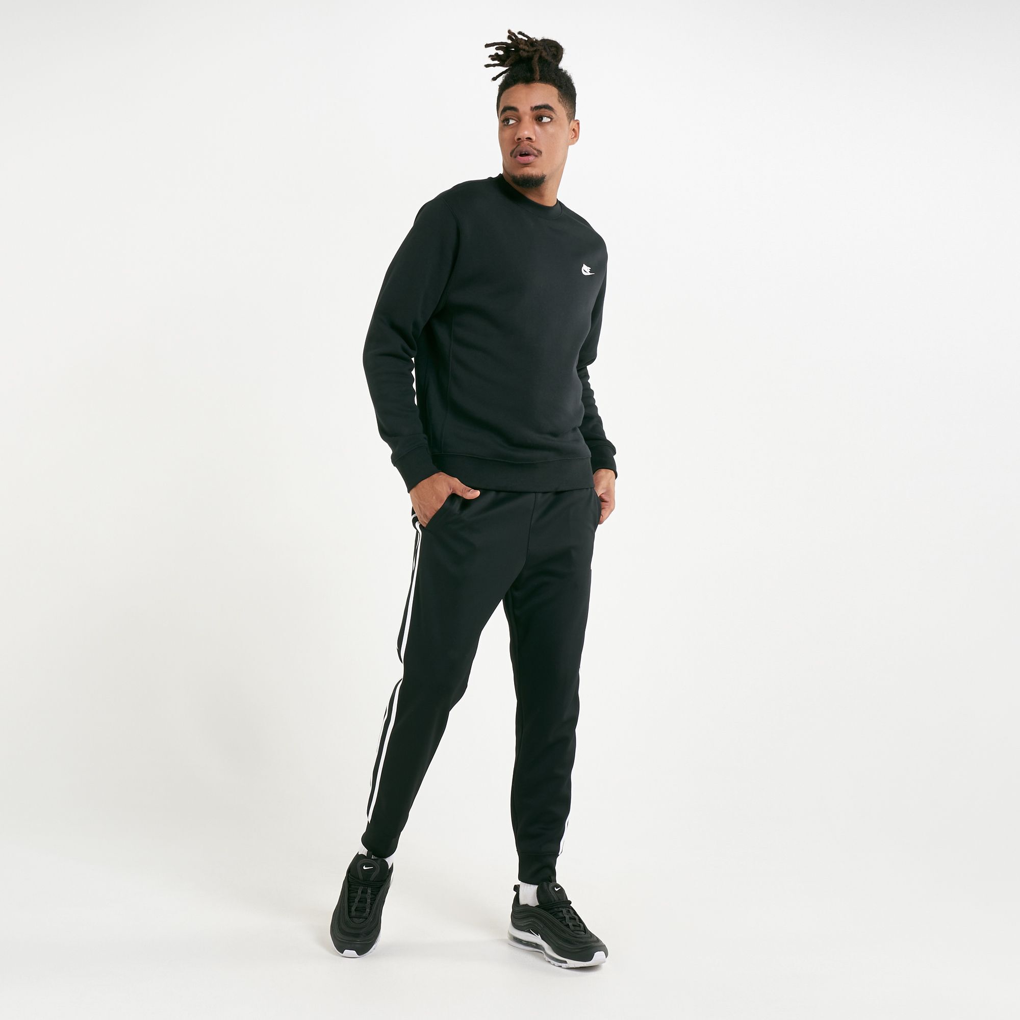 Mens nike store crew neck tracksuit