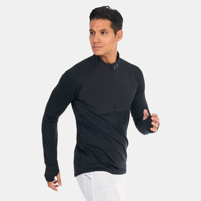 Under Armour Men's UA Qualifier Run 2.0 ½ Zip T-Shirt Black Under Armour Men's UA Qualifier Run 2.0 ½ Zip T-Shirt Black image number 0