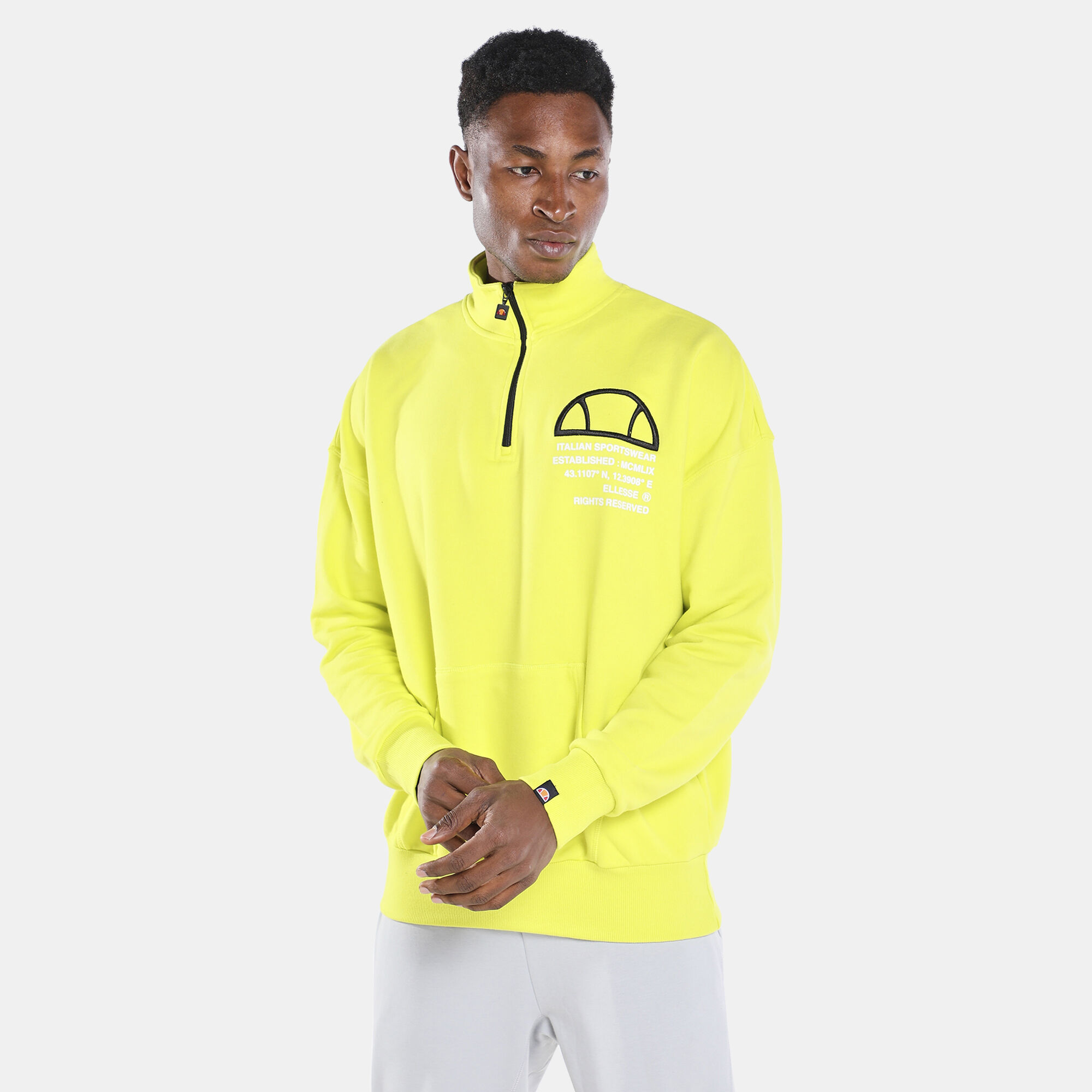 Ellesse yellow sweatshirt store