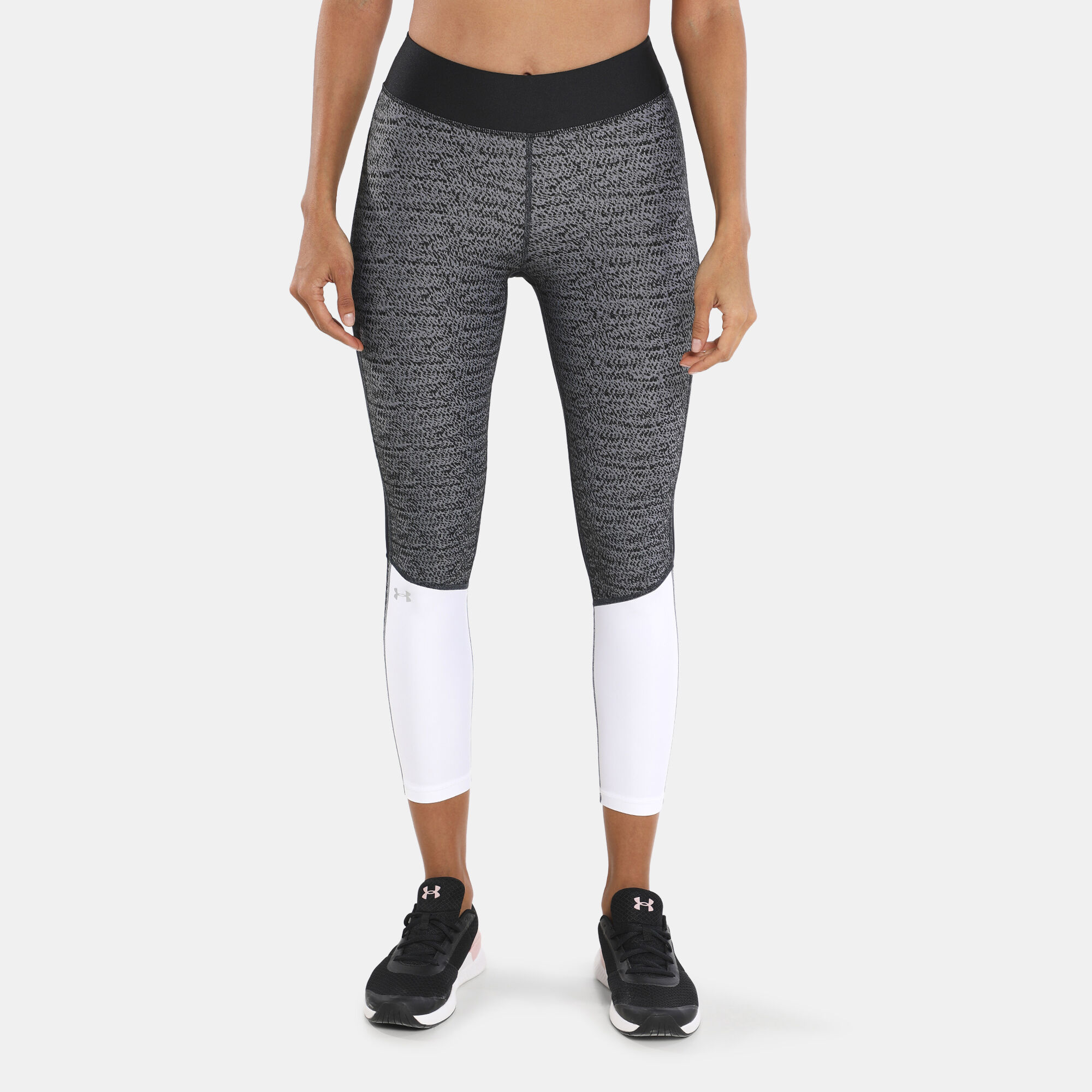 Under armour jacquard crop tights hot sale