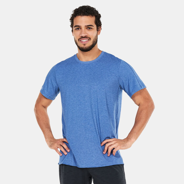 Grey Dri-FIT Yoga Tops. Nike IN