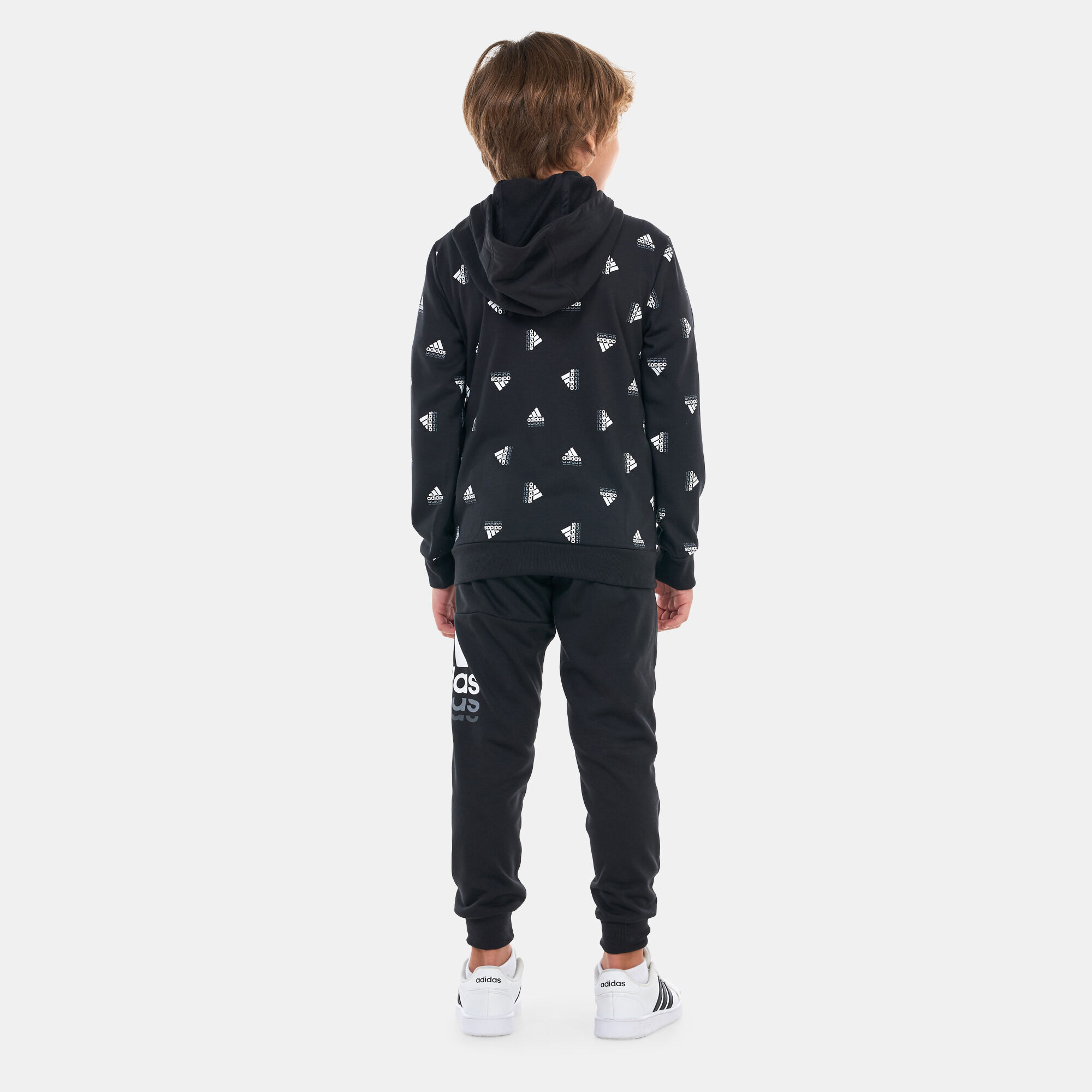 Buy adidas Kids Essentials Seasonals Brand Love Tracksuit Black