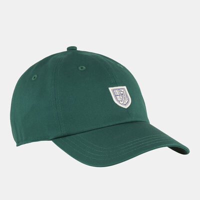 PUMA Wardrobe Essentials Graphic Dad Cap Green PUMA Wardrobe Essentials Graphic Dad Cap Green