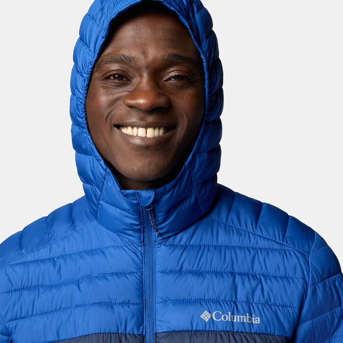 Columbia Men's Silver Falls II Hooded Jacket Blue Columbia Men's Silver Falls II Hooded Jacket Blue image number 4