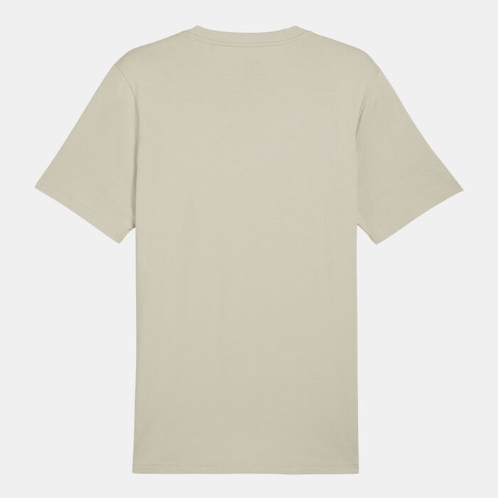 PUMA Men's Essentials+ Camo Graphic T-Shirt Beige image number 1