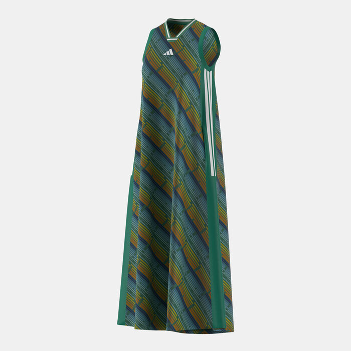 adidas Women's Emerging Harmony Long Dress Green image number 0