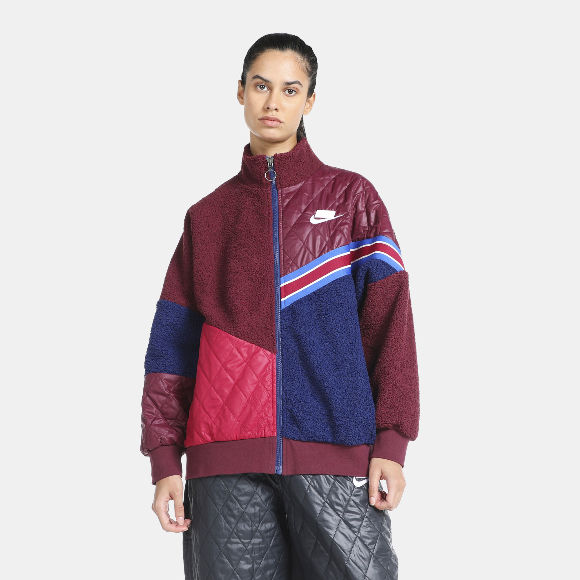 Women s Sportswear Sherpa Track Jacket