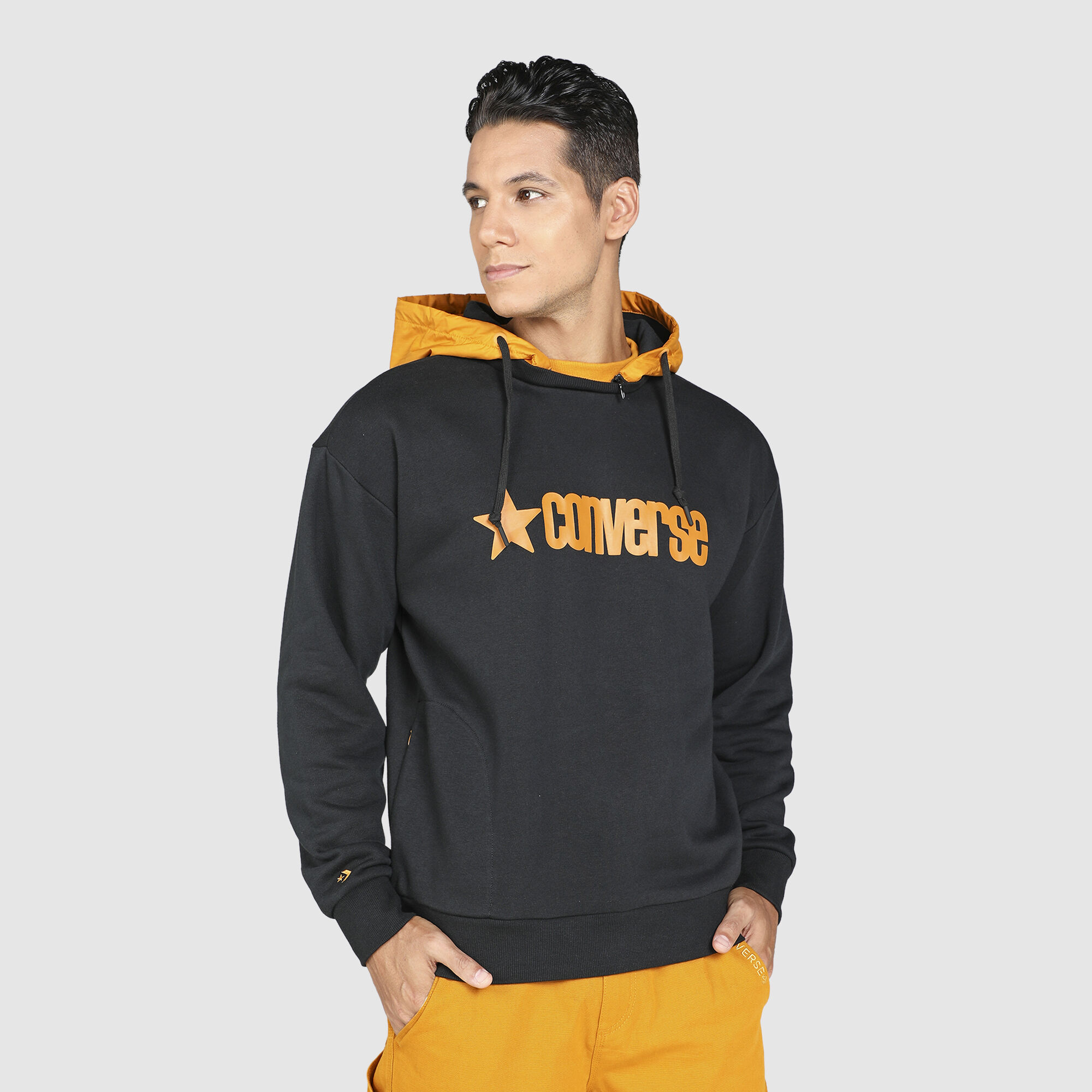 Converse hoodie yellow new arrivals