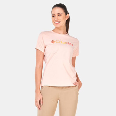 Columbia Women's Sun Trek Graphic T-Shirt Pink