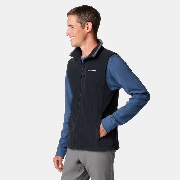 Columbia Men's Fast Trek Fleece Vest Black Columbia Men's Fast Trek Fleece Vest Black image number 5