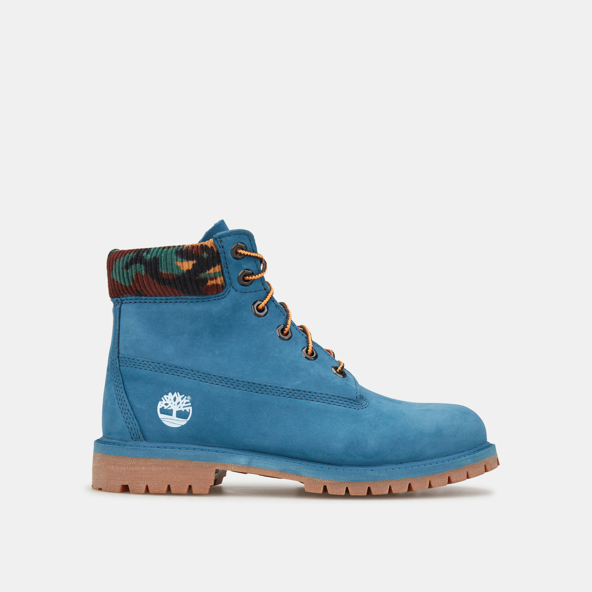 Kids online blue timberlands
