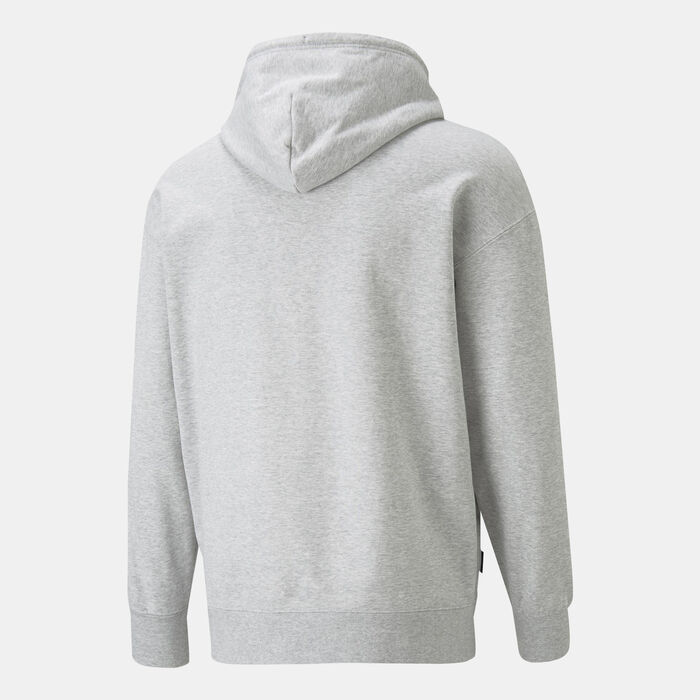 PUMA Men's TEAM Graphic Hoodie Grey PUMA Men's TEAM Graphic Hoodie Grey image number 1