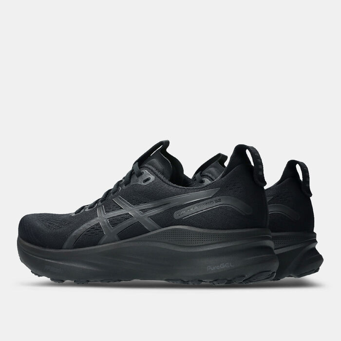 ASICS Men's GEL-KAYANO 32 Wide Running Shoes Black ASICS Men's GEL-KAYANO 32 Wide Running Shoes Black image number 2