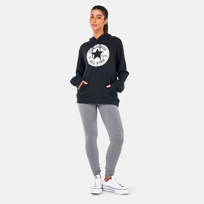 Converse Chuck Taylor All Star Logo Hoodie Black Converse Chuck Taylor All Star Logo Hoodie Black image number 3