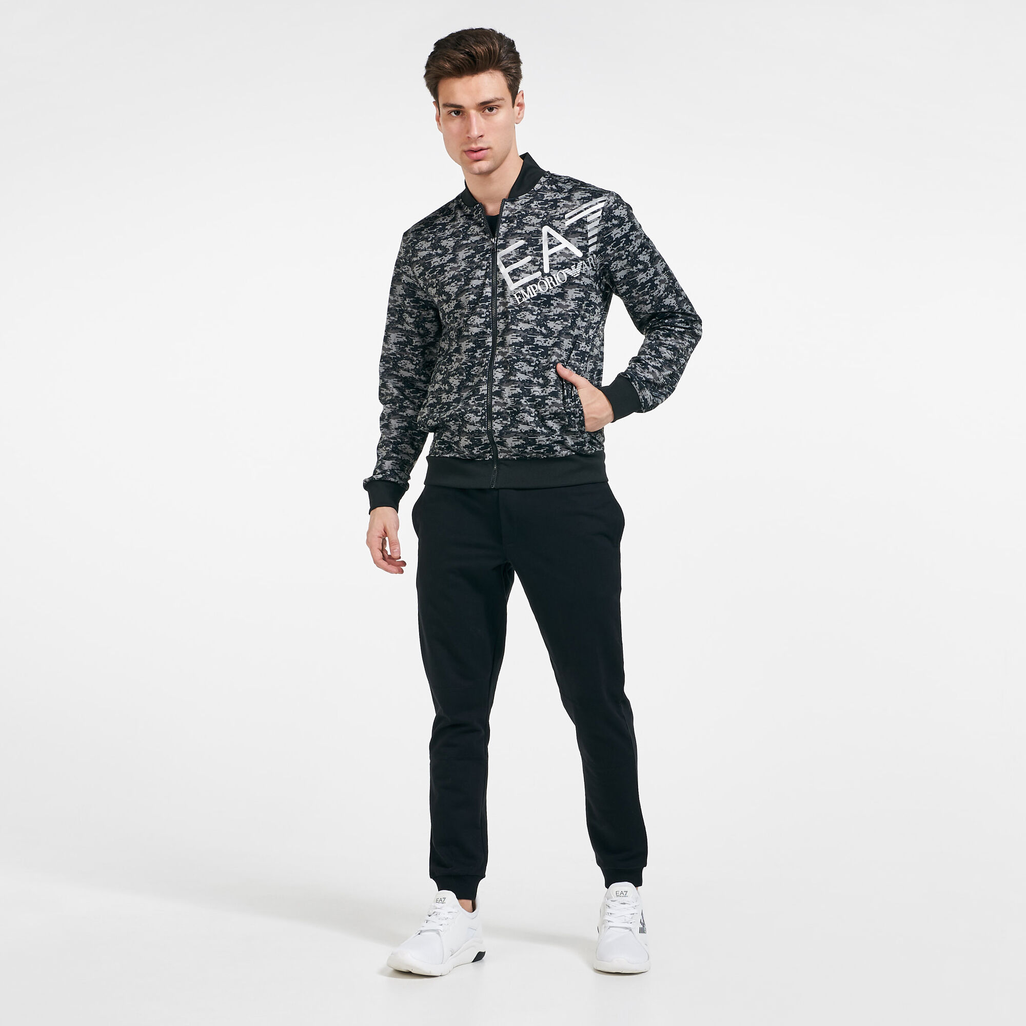 Armani tracksuit camo hot sale