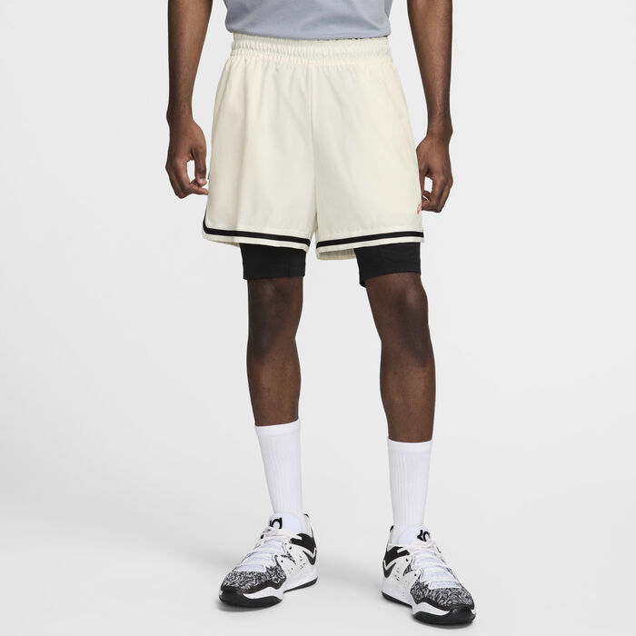 Nike Men's Kevin Durant DNA 2-in-1 Basketball Shorts Ivory Nike Men's Kevin Durant DNA 2-in-1 Basketball Shorts Ivory image number 0