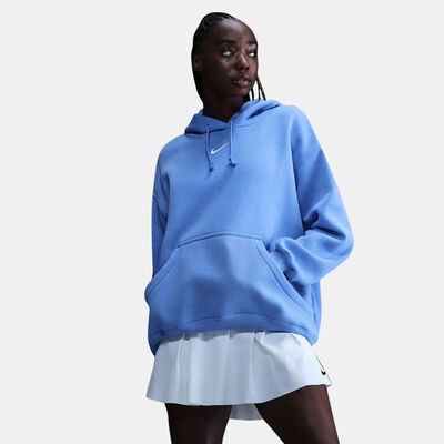 Nike Women's Sportswear Phoenix Fleece Hoodie Blue
