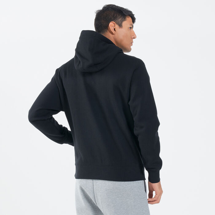 Nike Men's Sportswear Club Fleece Hoodie Black Nike Men's Sportswear Club Fleece Hoodie Black image number 1