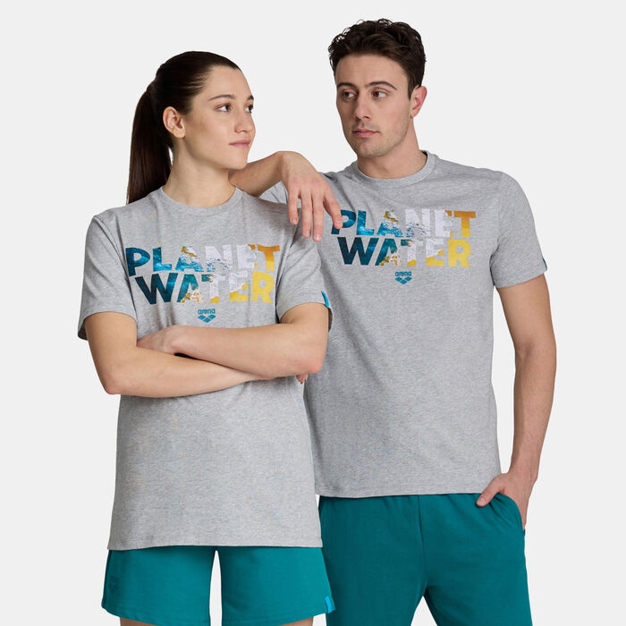 Arena Planet Water T-Shirt Grey Arena Planet Water T-Shirt Grey image number 0