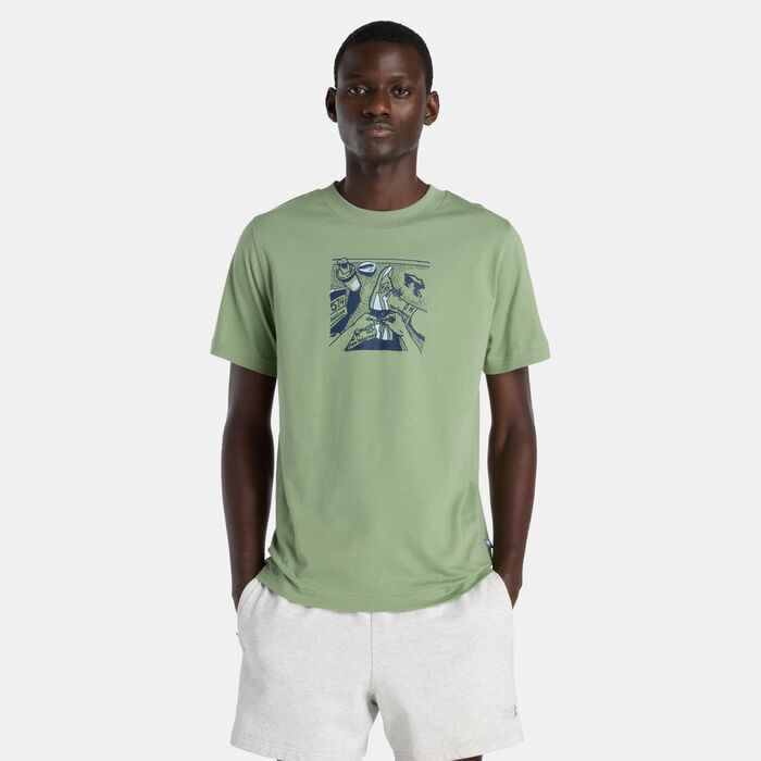 New Balance Men's Break T-Shirt Green image number 0