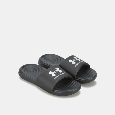 Under Armour Kids' UA Ansa Fixed Slides Black Under Armour Kids' UA Ansa Fixed Slides Black