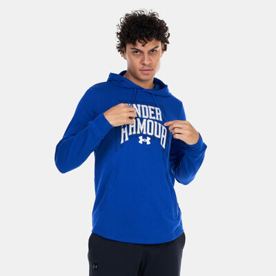 Under Armour Men's UA Rival Terry Graphic Hoodie Blue